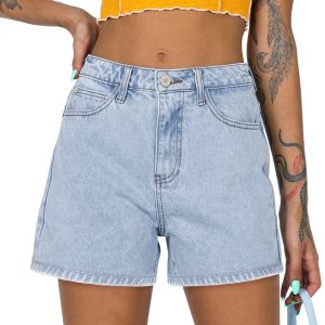 2026 Jean Shorts for Women Casual Stretchy Denim Summer Hot Short