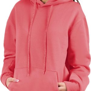 Womens Hoodies Pullover Fleece Sweatshirts Long Sleeve Hoodie With Front Pocket